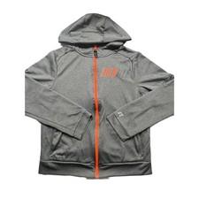 Russell Athletic Dri-Power Zip Up Gray Athletic Hoodie Youth Extra Large