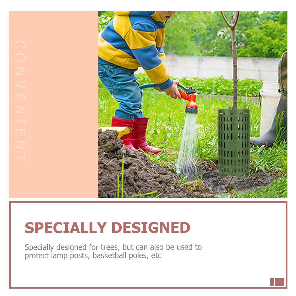 3 Pcs Tree Trunk Protector Plastic Guard Covers for Plant Tree Bark Protection