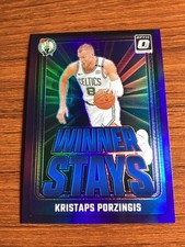2024-25 Panini Donruss Optic Winner Stays Kristaps Porzingis Celtics purple #9