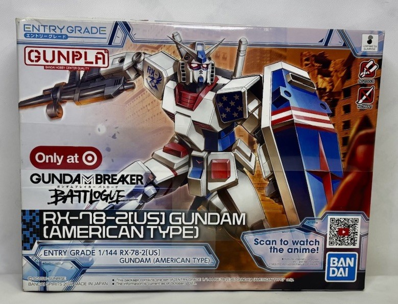 ロボット GUNDAM RX-78-2(AMERICAN TYPE) 1/144 Bandai RX-78-2US Gundam Breaker Model Kit - American Type for sale