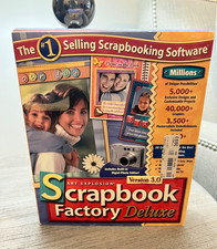 Scrapbook Factory Deluxe Version 3.0 Scrapbooking Software NIB Art Explosion VTG