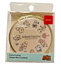 Animal Crossing Nintendo Village Mini Container w/ Mirror & Divider - Rare NIP!