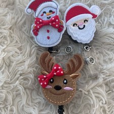Holiday-Themed Badge Holders Set