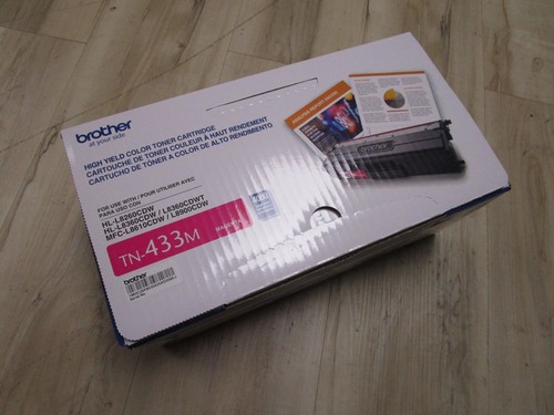 NEW GENUINE BROTHER TN-433M MAGENTA HIGH YIELD TONER CARTRIDGE - 第 2/3 張圖片