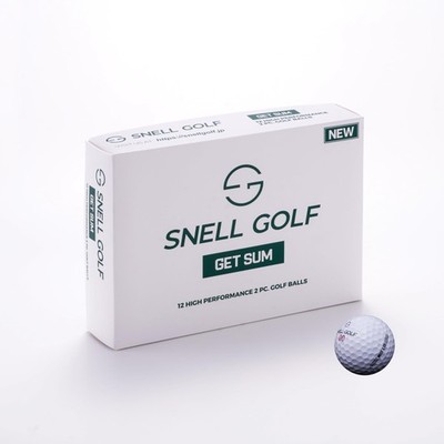 Snell Golf Get Sum (Get Sum) 2024 Model, 1 Dozen Online Exclusive Item (White)_