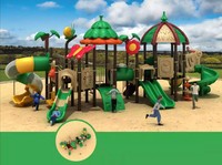 Dschungel Typ Spielplatz Kinder Spielturm Mit Rutsche Kletter Spielhaus