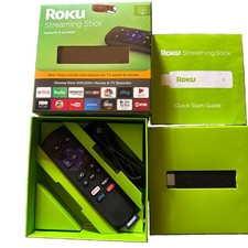 BRAND NEW Roku Streaming Stick 6th Generation 3800R - Black HD with remote