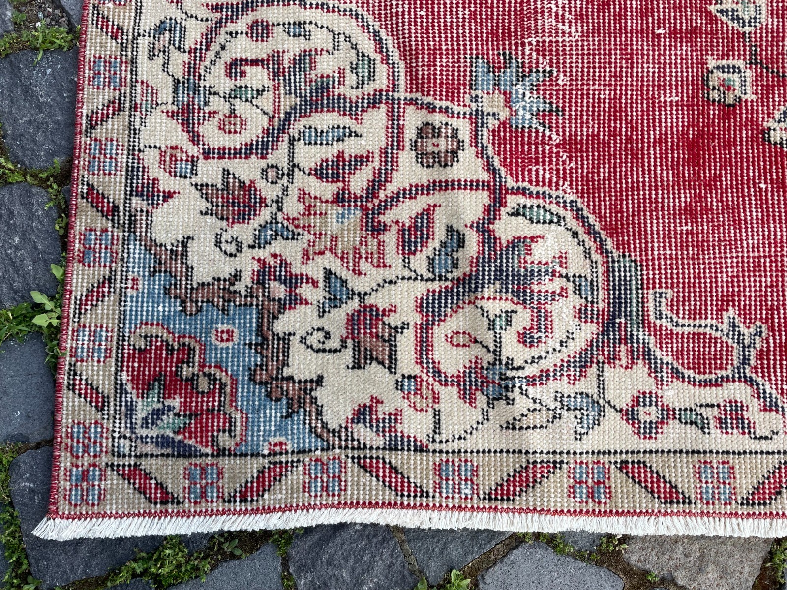 Home Decor Rug, Turkish Vintage Rug, Boho Decor Rug, 4,5 x 7,9 ft