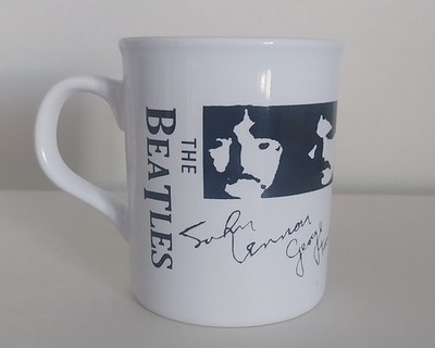 The Beatles Coffee Mug Tea Cup Collectible Gift Ft. John Paul George & Ringo