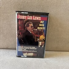 Jerry Lee Lewis At His Best Cassette Tape