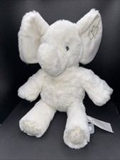 Lambs  Ivy Signature Jamboree Plush Elephant - Marshmallow - Gray, Gold, White