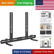 Universal Soundbar Mount, Sound Bar TV Bracket for Soundbar with Speaker, Fit...