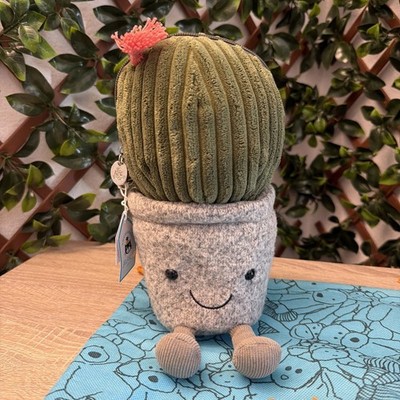 Jellycat Amuseables CACTUS BAG New BNWT RETIRED Soft Succulent