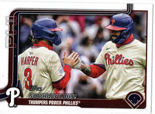 VETERAN COMBOS HARPER&CASTELLANOS MLB CARD 2025 TOPPS UPDATE #US107