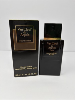 VAN CLEEF & ARPELS POUR HOMME 3.4OZ / 100 ML EAU DE TOILETTE NATURAL SPRAY RARE