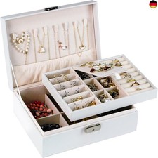 ADEL DREAM Schmuckkästchen Damen Mädchen Schmuckaufbewahrung Reise rechteckig k
