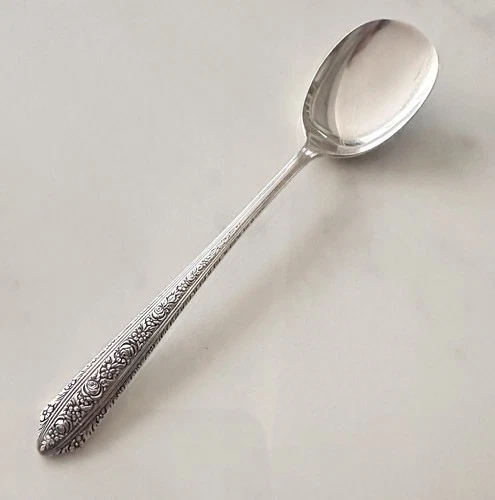 Normandie by Wallace Sterling Silver Spoon Approx  6" Silverware