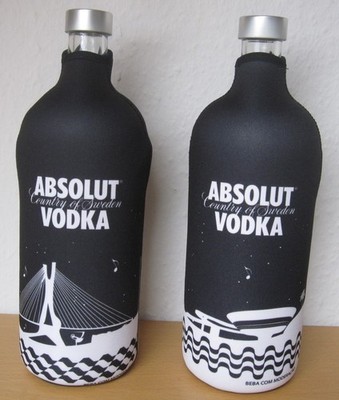 Absolut Carnaval Set Rio + Sao Paulo Skins Brazil Vodka 1000ml *Limited-Edition*