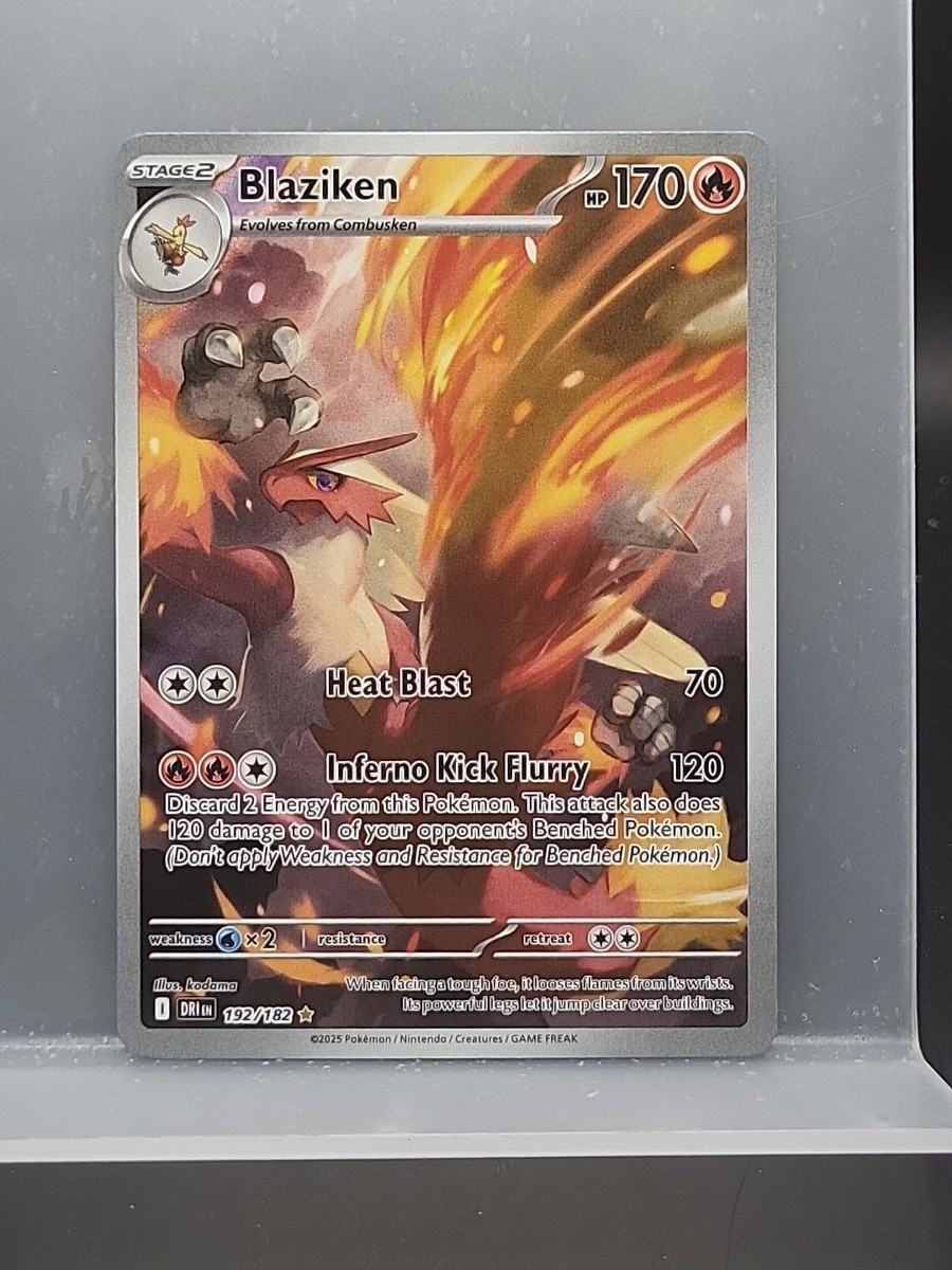 Blaziken 192/182 Destined Rivals Illustration Rare IR NM Pokemon