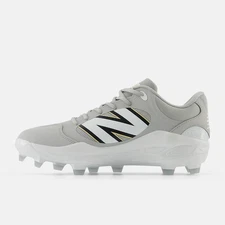 New Balance Mens Fresh Foam 3000 v7 Molded Grey/White Baseball Cleats (PL3000G7)