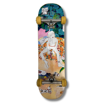 Supreme Bedroom Skateboard Deck FW18 Auto Moai + Independent 149 + Spitfire 50mm