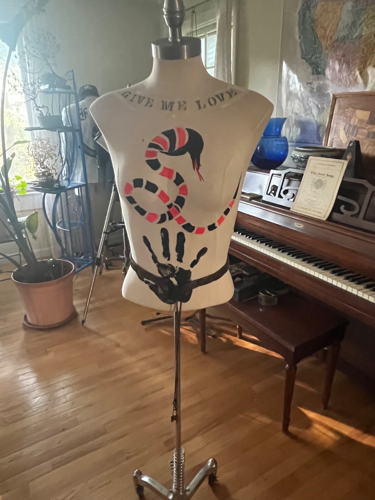 Women's Wood Coconut Shell Rectangular Panel Belt… - image 10