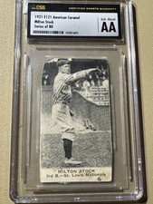 1921 E121 American Caramel Series of 80 MILTON STOCK St. Louis Cardinals