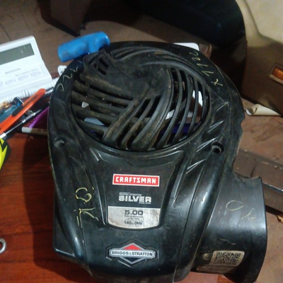 #ad Briggs And Stratton Silver Engine Series 5.00 140cc Ohv Blower recoil housing $20.00
