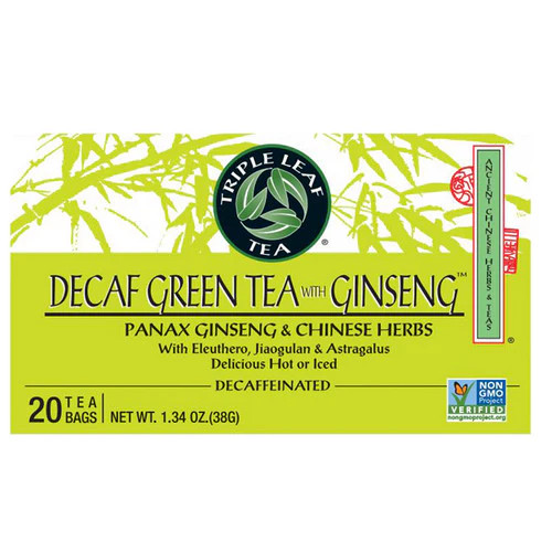 Decaf Green Tea With Ginseng 20 Bags