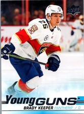 2019-20 Upper Deck #216 Brady Keeper Young Guns