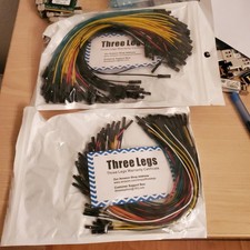 New Never Used Three Legs Breadboard Jumper Wires 120 Pieces F/F Various Colors