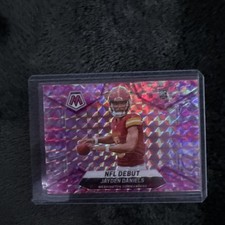 2024 Panini Mosaic - NFL Debut Jayden Daniels #272 Camo Pink Mosaic Prizm (RC)