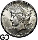 1923-S Peace Dollar, Nice Choice BU