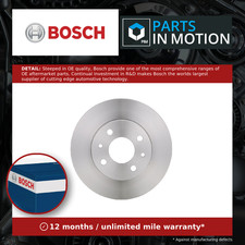 2x Brake Discs Pair Solid 240.1mm 0986478342 Bosch Set 46403960 5154238AA BD282