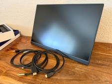 16" 1920 x 1200 Portable Monitor with USB-C, Mini-HDMI, Kickstand