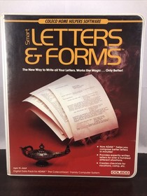 Smart Letters and Forms Coleco for ADAM ColecoVision Computer