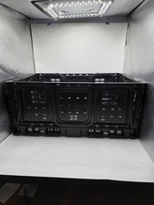 Heavy Duty Stackable Storage Crate Commercial Grade 25N 10 1/2 X 15 1/2 X 23 1/2