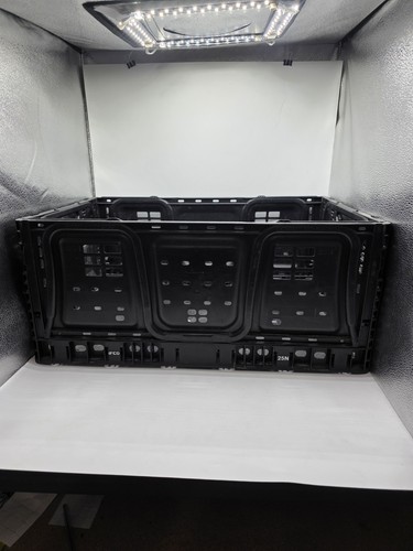 Heavy Duty Stackable Storage Crate Commercial Grade 25N 10 1/2 X 15 1/2 X 23 1/2