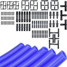 5feet Silicone Vacuum Hose 113 Connectors Kit Universal Automotive Agricultural