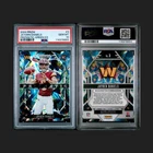 2024 PANINI PRIZM PRIZMATIC GREEN ICE #3 JAYDEN DANIELS ROOKIE RC PSA 10