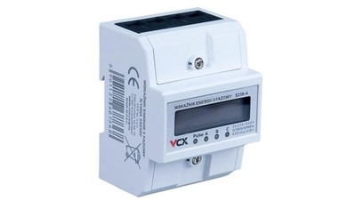 5901122689980 Licznik Prądu Energii Elektrycznej Trójfazowy 3F 230V 100A VCX VCX