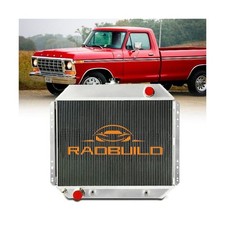 DPI433 Aluminum Radiator for 1966-1979 Ford F-Series F100 F150 F250 F350 Bron...