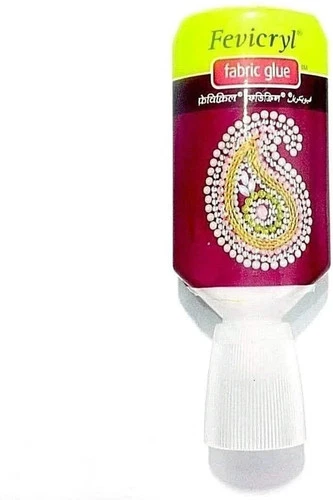 5X Fevicryl Fabric Glue 30ml White for Gems Rhinestones Clothes Shoes Adhesive