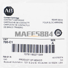 NEW Allen-Bradley 700-C1 SER A Rear Deck Contact Cartridge for Type N Relay