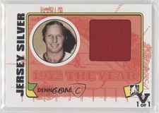 2009 ITG 1972 The Year in Hockey Jersey Silver Vault 1/1 Dennis Hull #M-17 xp6