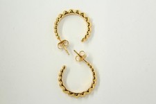 Image of LINKS OF LONDON Ladies YGV Effervescence Essentials Hoop Earrings NEW RRP145