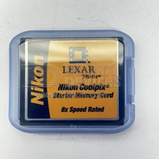 Nikon Coolpix Starter Kit Lexar CompactFlash CF Memory Card 8x Speed Rated
