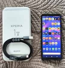 Sony Xperia 1 V 256GB Black Android Smartphone 12GB RAM. 4K Screen Dolby Atmos