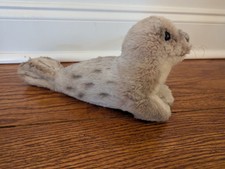 Steiff Robby Seal 1175/14 Button Flag 1975-1985 14 Cm Tall Germany Synthetic