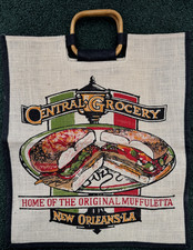 Bolso de compras Central Grocery Home of the Original Muffuletta New Orleans arpillera